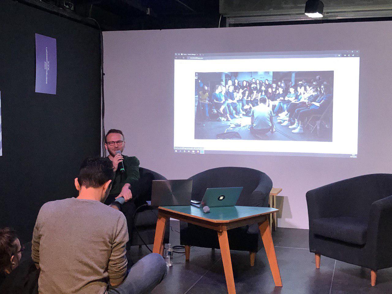 photographie de la conférence de Dawid Liftinger.