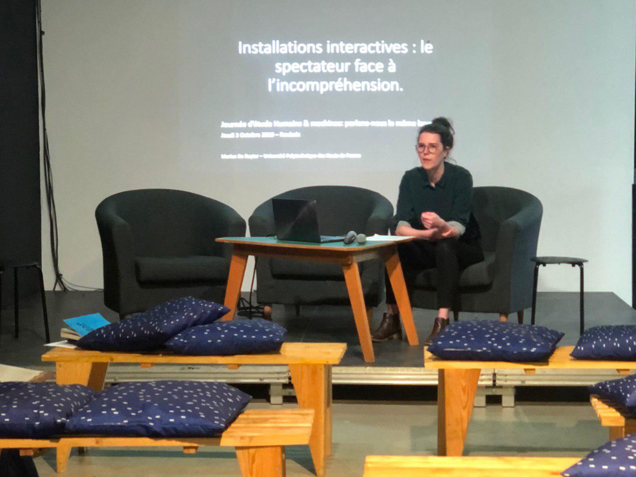 photographie de la conférence de Marion De Ruyter.