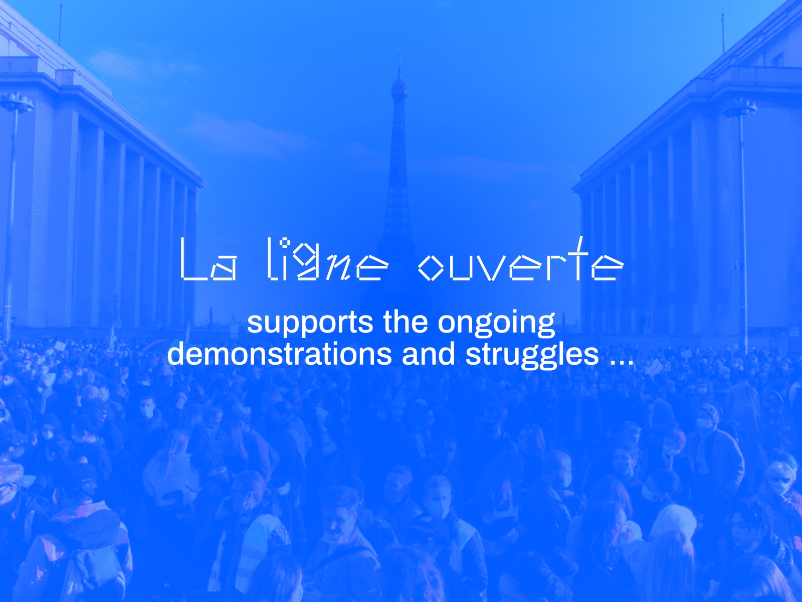 blue homescreen of the website of the ULLAN festival 2026, with the name ULLAN in white